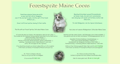 Desktop Screenshot of forestsprite.de